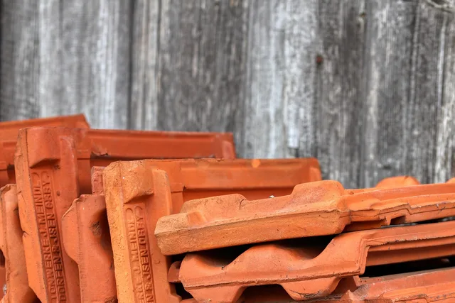 brick, dachbau, roof tiles, stack, red, roof panels, burned, volume, roofing. Roofing contractors: five questions and 25 observations for competitor research