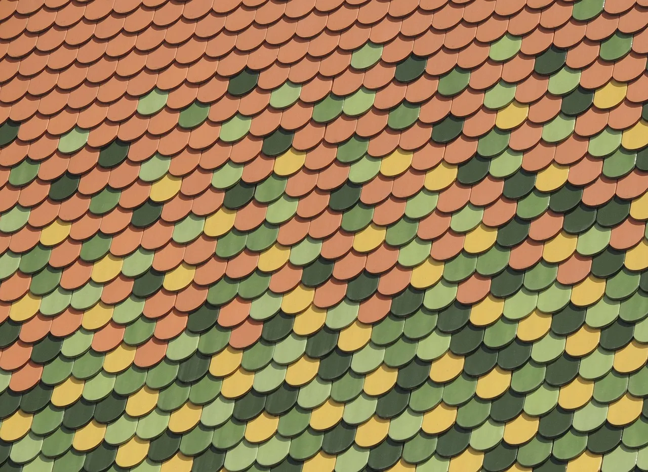 roof, shingle, template, green, yellow, red, contrast, architecture, brick, housetop, shingle roof. 3 ways Vancouver and Surrey quotes differ from prairie shingle pricing